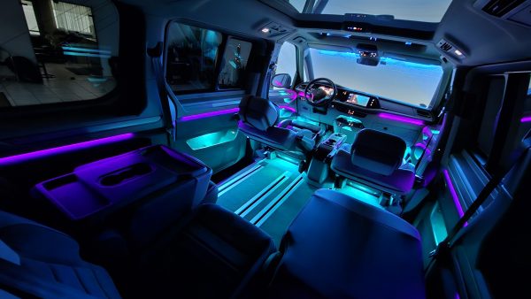 VW T7 Ambientebeleuchtung Nachrüstung mit LED-Technik