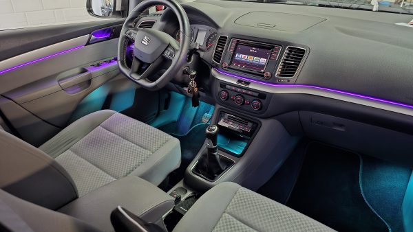 Seat Alhambra – LED Ambientebeleuchtung inkl. Einbau – stilvolle Nachrüstung mit Farbauswahl