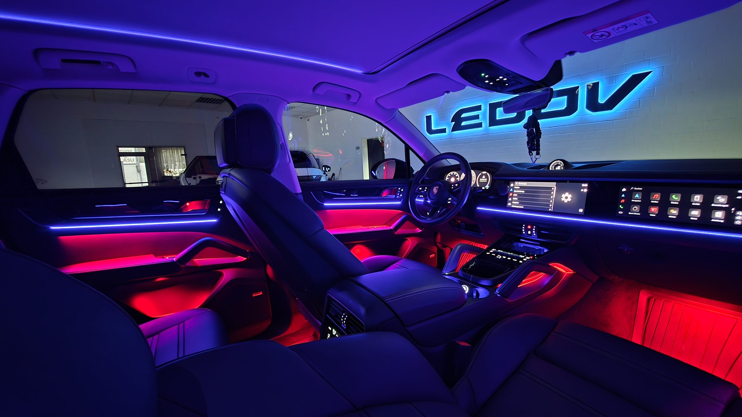 Porsche Cayenne 2025 E3 II LED Ambientebeleuchtung – inkl. Einbau