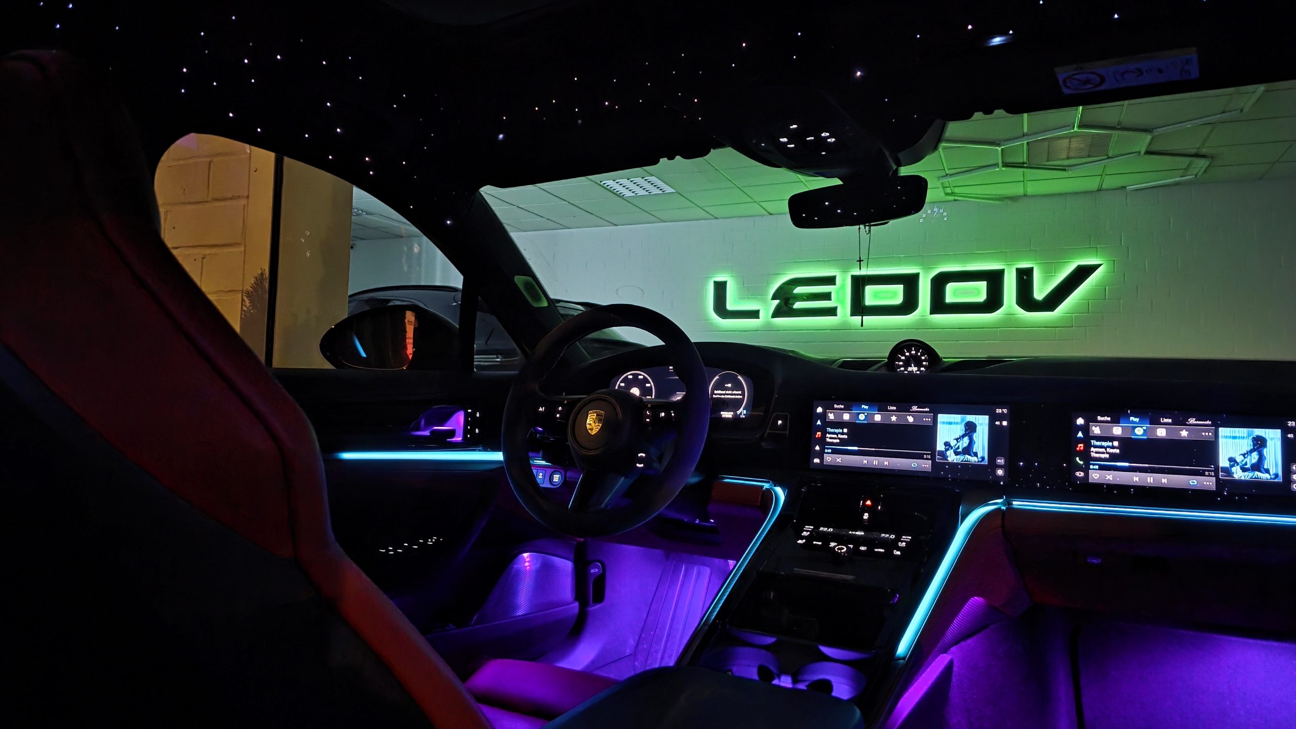 Porsche Panamera 2025 G2LED Ambientebeleuchtung – inkl. Einbau10
