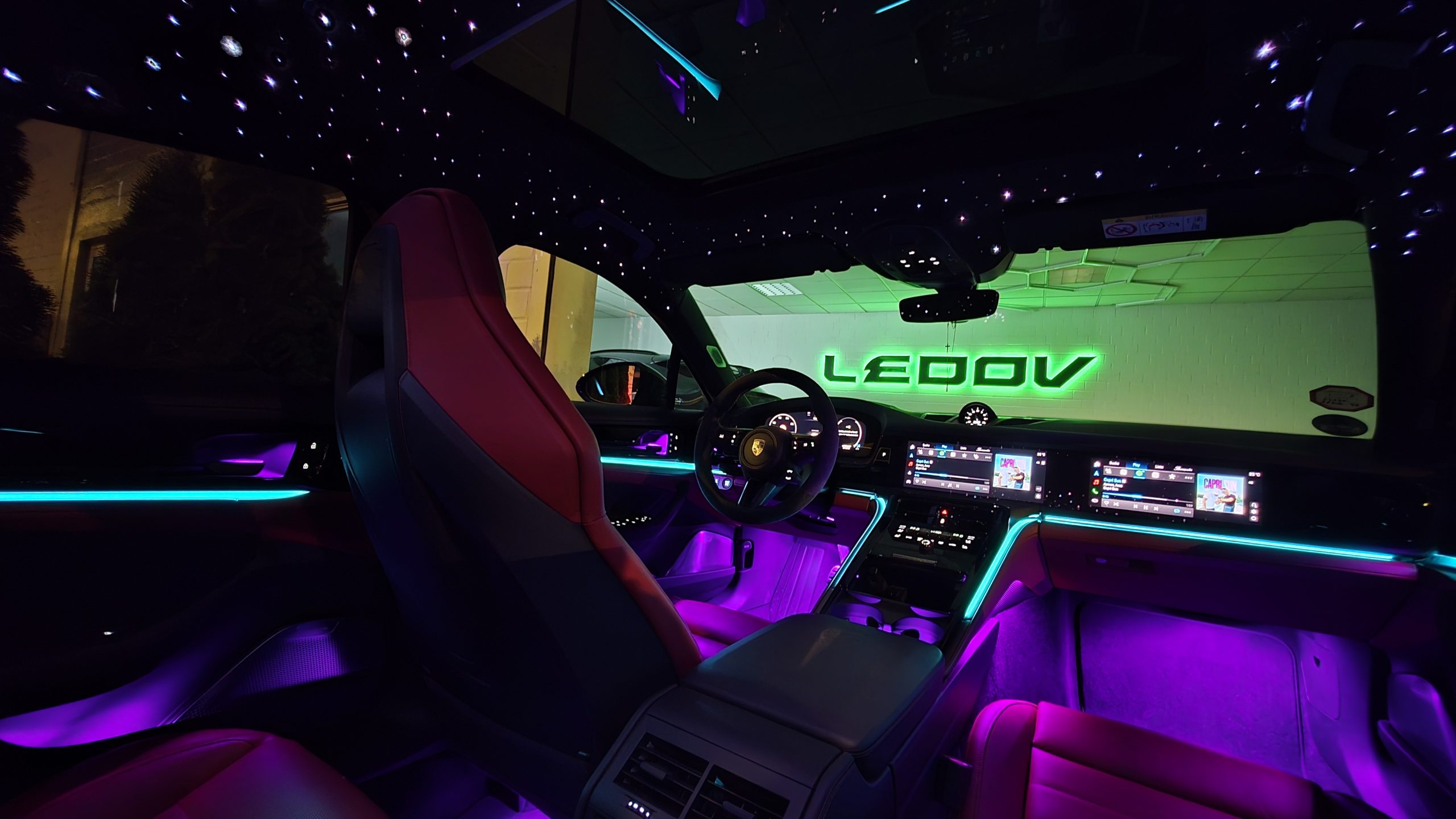 Porsche Panamera 2025 G2LED Ambientebeleuchtung – inkl. Einbau4