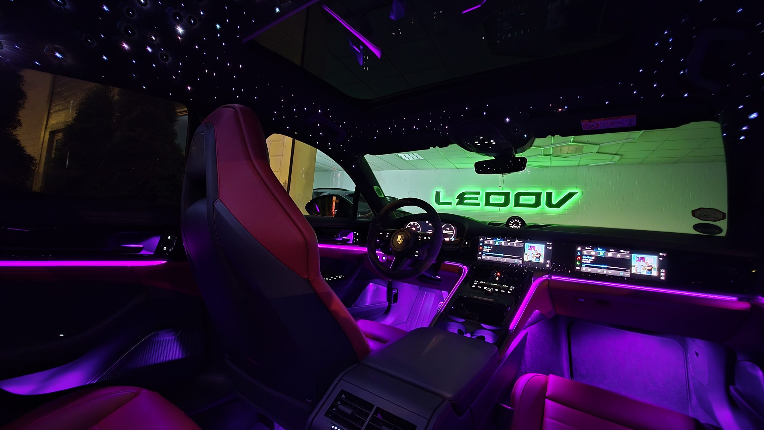 Porsche Panamera 2025 G2LED Ambientebeleuchtung – inkl. Einbau5