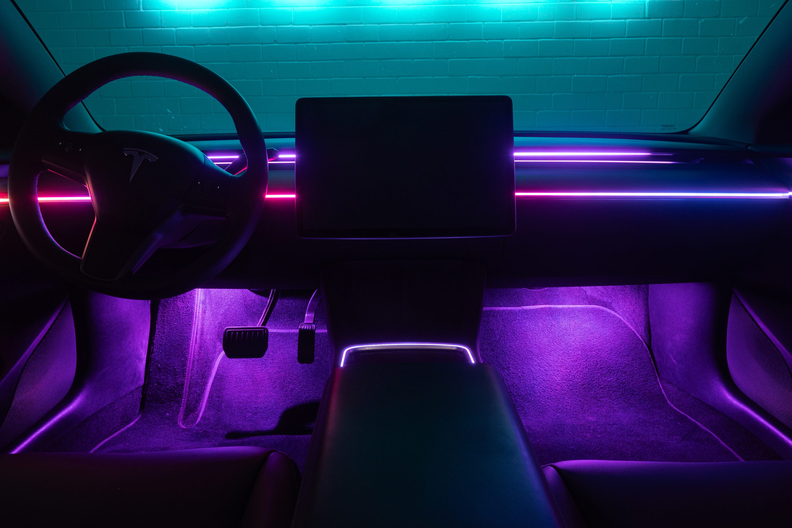 Tesla Model Y und Model 3 LED Ambientebeleuchtung inkl. Einbau28